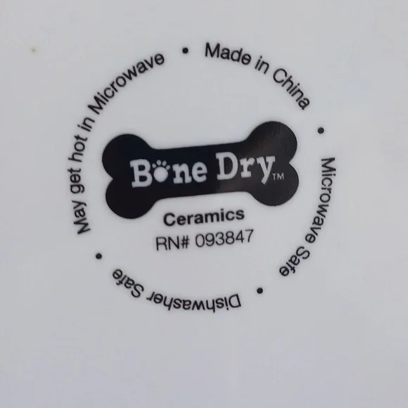 Bone Dry Ceramica NON SKID Marble Design Dog / Cat Bowl In Teal - Picture 11 of 11